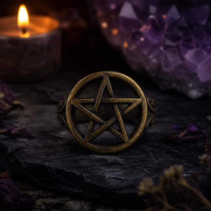 Pentacle Talisman Ring