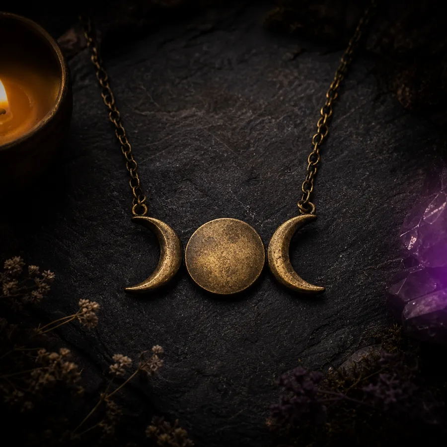 Triple Moon Pendant